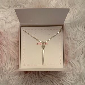 Stella & Dot Silver Chain Necklace (NEW)